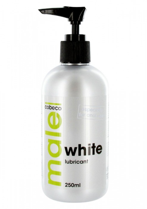 Анальная смазка на водной основе MALE Cobeco White Lubricant - 250 мл. - Cobeco - купить с доставкой в Пушкино