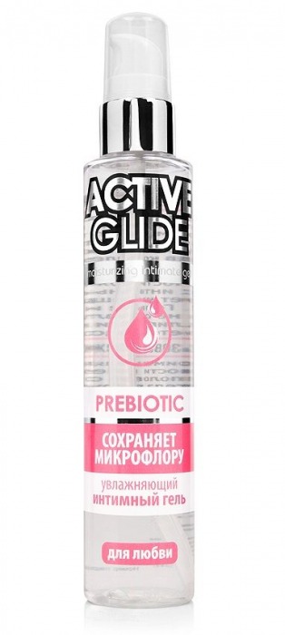 Увлажняющий интимный гель Active Glide Prebiotic - 100 гр. - Биоритм - купить с доставкой в Пушкино