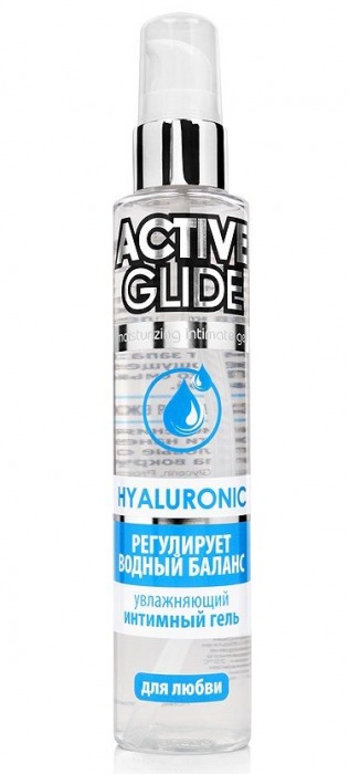 Увлажняющий интимный гель Active Glide Hyaluronic - 100 гр. - Биоритм - купить с доставкой в Пушкино