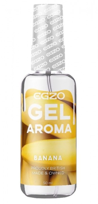 Интимный лубрикант EGZO AROMA с ароматом банана - 50 мл. - EGZO - купить с доставкой в Пушкино