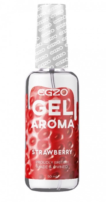 Интимный лубрикант EGZO AROMA с ароматом клубники - 50 мл. - EGZO - купить с доставкой в Пушкино