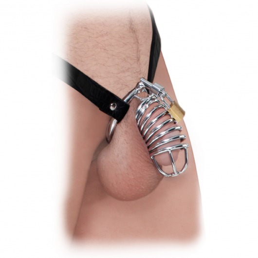 Кольцо верности Extreme Chastity Belt с фиксацией головки - Pipedream - купить с доставкой в Пушкино