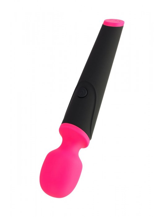 Черно-розовый вибростимулятор ASTER - 19,5 см. - ToyFa