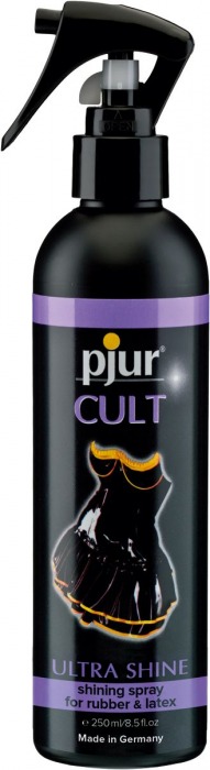 Спрей для ухода за одеждой из латекса pjur CULT Ultra Shine - 250 мл. - Pjur - купить с доставкой в Пушкино