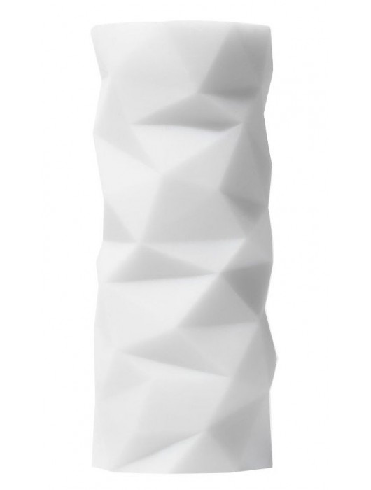 Белый 3D мастурбатор POLYGON - Tenga - в Пушкино купить с доставкой