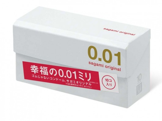 Супер тонкие презервативы Sagami Original 0.01 - 10 шт. - Sagami - купить с доставкой в Пушкино