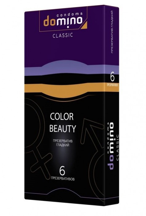 Разноцветные презервативы DOMINO Colour Beauty - 6 шт. - Domino - купить с доставкой в Пушкино