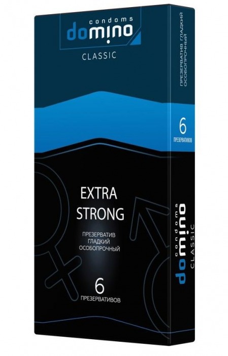 Суперпрочные презервативы DOMINO Extra Strong - 6 шт. - Domino - купить с доставкой в Пушкино