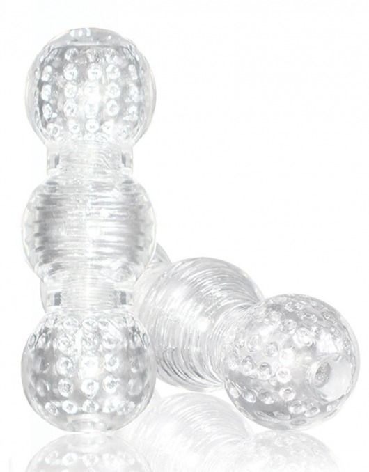 Прозрачный фигурный мастурбатор Master Stroker - Blush Novelties - в Пушкино купить с доставкой