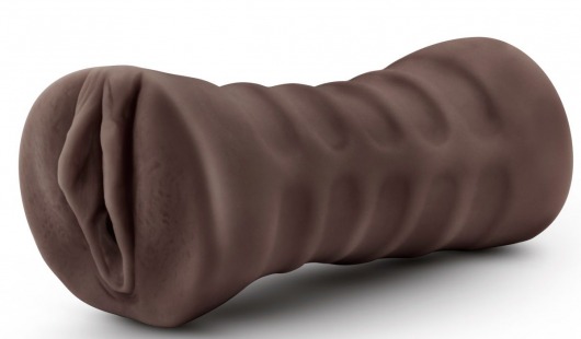 Коричневый мастурбатор-вагина Hot Chocolate Brianna - Blush Novelties - в Пушкино купить с доставкой