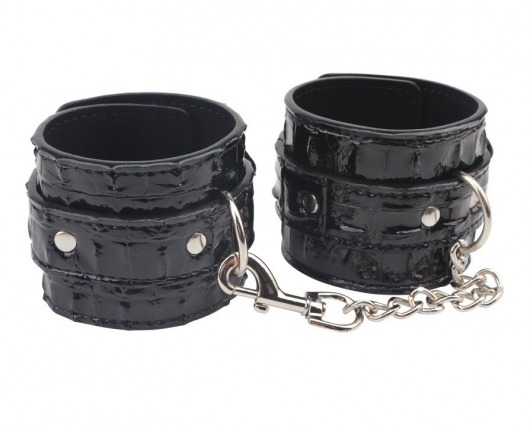 Черные наручники Surrender Wrist Restraints - Chisa - купить с доставкой в Пушкино