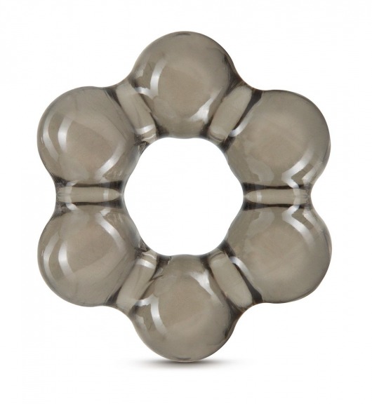 Дымчатое эрекционное кольцо Stay Hard Thick Bead Cock Ring - Blush Novelties - в Пушкино купить с доставкой