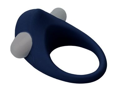 Гладкое синее эрекционное виброкольцо STIMU RING - Dream Toys - в Пушкино купить с доставкой