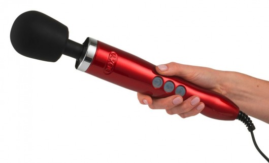 Красный вибратор Doxy Die Cast Wand Massager - 34 см. - Doxy