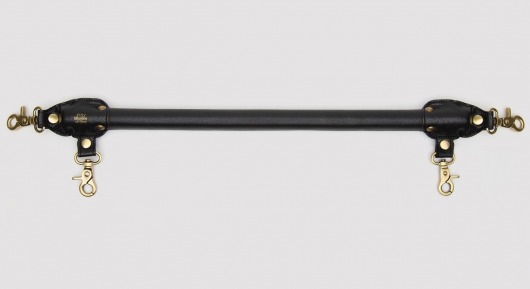 Черная распорка для ног Bound to You Faux Leather Spreader Bar - 50,8 см. - Fifty Shades of Grey - купить с доставкой в Пушкино