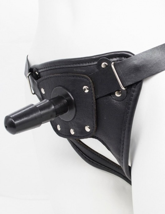 Черный пояс для насадок CLASS STRAP Restyling - LOVETOY (А-Полимер) - купить с доставкой в Пушкино