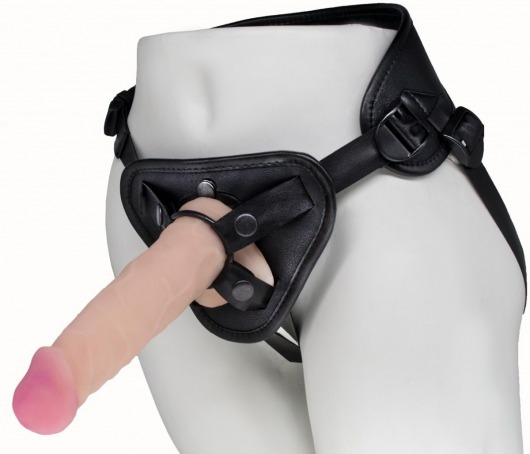 Пояс харнесс BEST UNI strap с 2 сменными насадками - 18,5 и 16 см. - LOVETOY (А-Полимер) - купить с доставкой в Пушкино