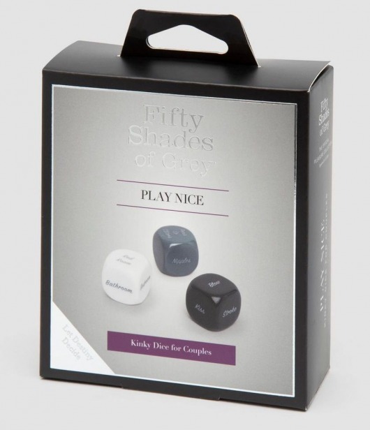 Игральные кубики для пар Play Nice - Fifty Shades of Grey - купить с доставкой в Пушкино