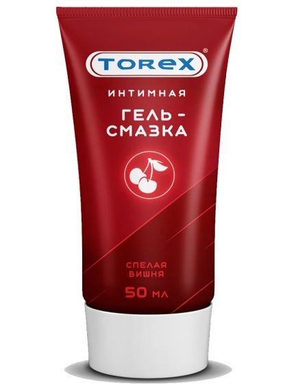 Смазка на водной основе TOREX  Спелая вишня  - 50 мл. - Torex - купить с доставкой в Пушкино