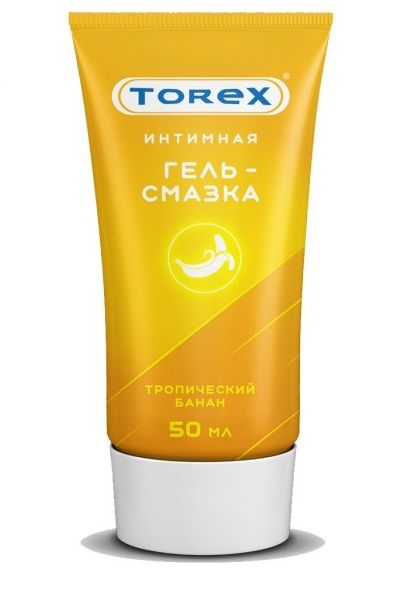 Смазка на водной основе TOREX  Тропический банан  - 50 мл. - Torex - купить с доставкой в Пушкино