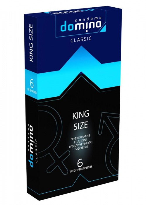 Презервативы увеличенного размера DOMINO Classic King size - 6 шт. - Domino - купить с доставкой в Пушкино