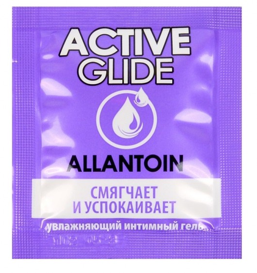 Лубрикант на водной основе Active Glide с аллантоином - 3 гр. - Биоритм - купить с доставкой в Пушкино