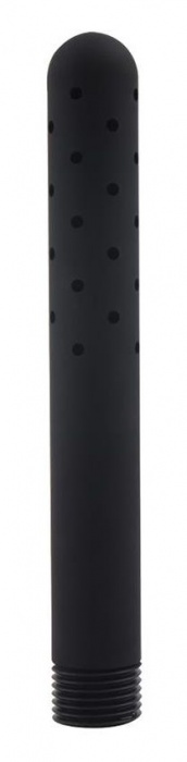 Черная насадка для анального душа ANAL DOUCHE - 15 см. - Dream Toys - купить с доставкой в Пушкино