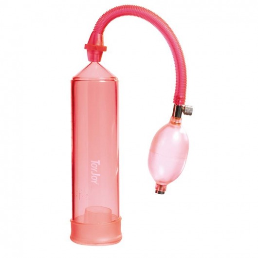 Красная вакуумная помпа Power Pump Red - Toy Joy - в Пушкино купить с доставкой