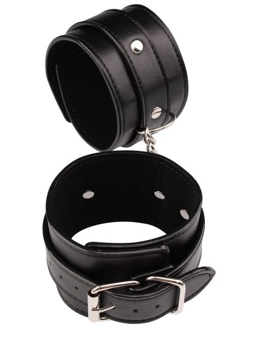 Черные оковы Classic Ankle Cuffs - Chisa - купить с доставкой в Пушкино