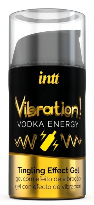 Жидкий интимный гель с эффектом вибрации Vibration! Vodka Energy - 15 мл. - INTT - купить с доставкой в Пушкино
