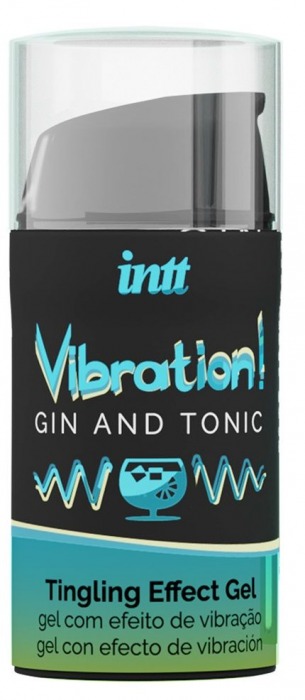 Жидкий интимный гель с эффектом вибрации Vibration! Gin   Tonic - 15 мл. - INTT - купить с доставкой в Пушкино