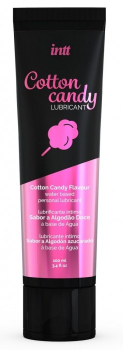 Интимный гель на водной основе Cotton Candy Lubricant - 100 мл. - INTT - купить с доставкой в Пушкино