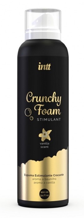 Пенка для массажа Crunchy Foam Stimulant Vanilla - 100 мл. - INTT - купить с доставкой в Пушкино