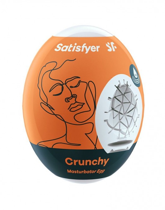 Мастурбатор-яйцо Satisfyer Crunchy Mini Masturbator - Satisfyer - в Пушкино купить с доставкой