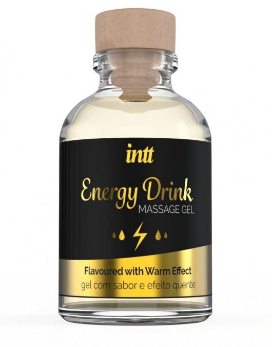 Массажный гель с согревающим эффектом Energy Drink - 30 мл. - INTT - купить с доставкой в Пушкино