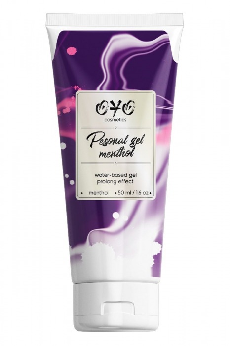 Интимная смазка на водной основе с пролонгирующим эффектом OYO Personal Gel Menthol - 50 мл. - OYO - купить с доставкой в Пушкино