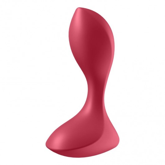 Красный вибромассажёр простаты Satisfyer Backdoor Lover - 14 см. - Satisfyer - в Пушкино купить с доставкой