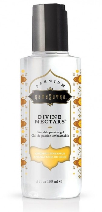 Гель-лубрикант на водной основе Divine Nectars Vanilla с ароматом ванили - 150 мл. - Kama Sutra - купить с доставкой в Пушкино