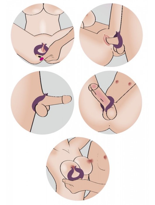 Вибратор для пар Two Motors Couple’s Ring в форме кольца - Orion - в Пушкино купить с доставкой
