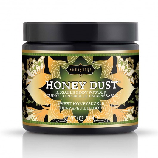 Пудра для тела Honey Dust Body Powder с ароматом жимолости - 170 гр. - Kama Sutra - купить с доставкой в Пушкино