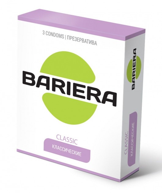 Классические презервативы Bariera Classic - 3 шт. - Bariera - купить с доставкой в Пушкино