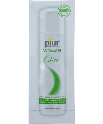 Лубрикант на водной основе pjur WOMAN Aloe - 2 мл. - Pjur - купить с доставкой в Пушкино