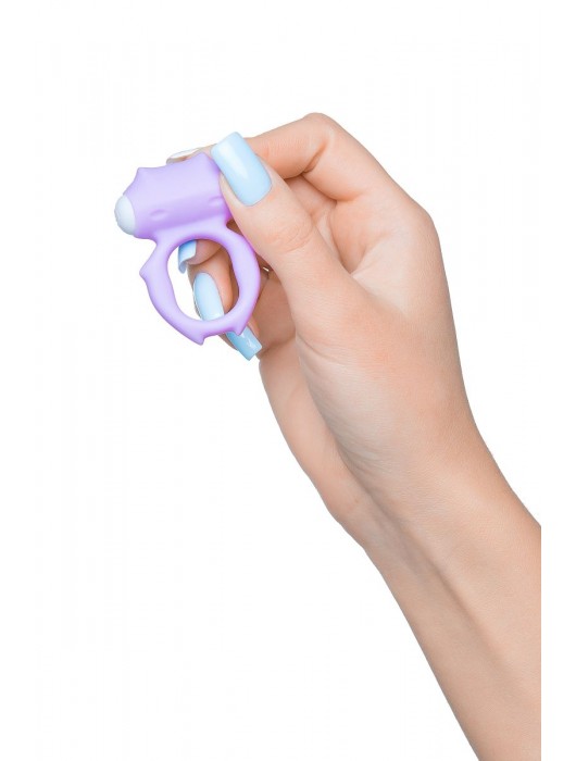 Фиолетовое виброкольцо на пенис Zort - A-toys - в Пушкино купить с доставкой