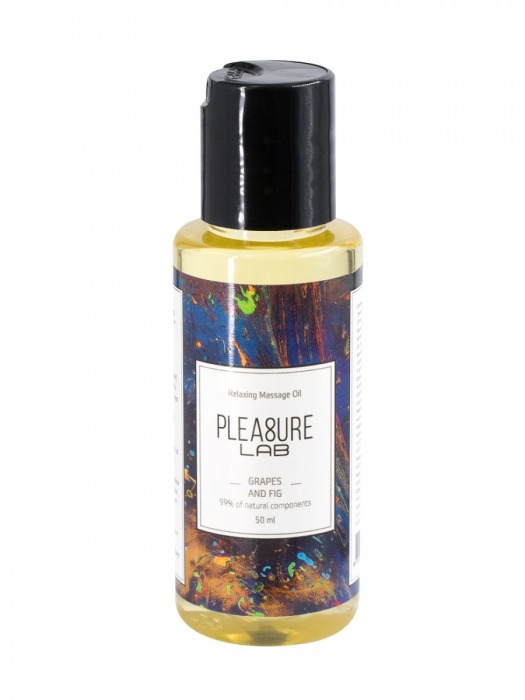 Массажное масло Pleasure Lab Relaxing с ароматом винограда и инжира - 50 мл. - Pleasure Lab - купить с доставкой в Пушкино