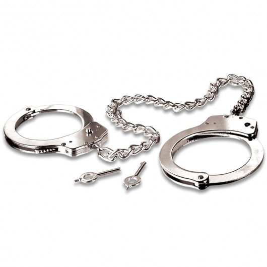 Металлические наручники Metal Leg Cuffs - Pipedream - купить с доставкой в Пушкино