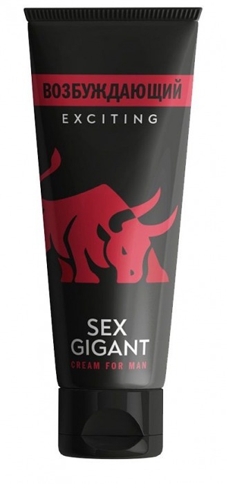 Возбуждающий крем для мужчин Sex Gigant - 80 мл. - Миагра - купить с доставкой в Пушкино