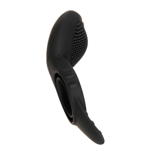 Черное эрекционное кольцо со стимулятором клитора Mr. Flicker - Zero Tolerance - в Пушкино купить с доставкой