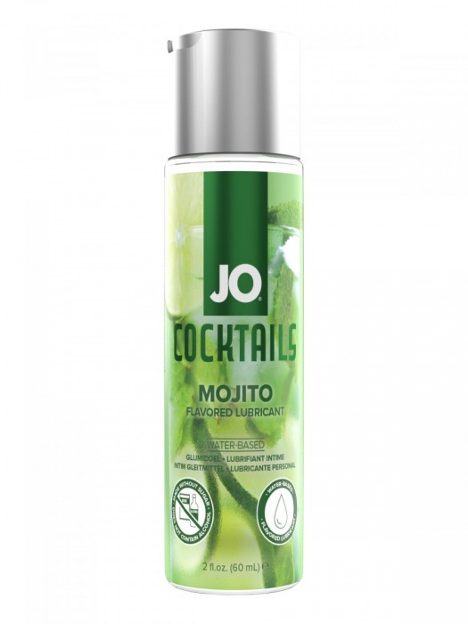 Вкусовой лубрикант на водной основе JO Cocktails Mojito - 60 мл. - System JO - купить с доставкой в Пушкино