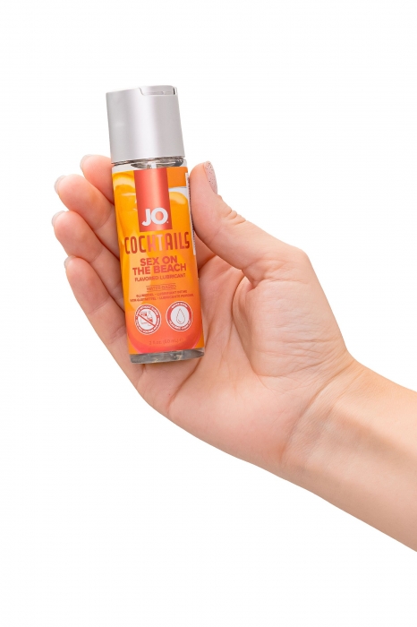 Вкусовой лубрикант на водной основе JO Cocktails Sex On The Beach - 60 мл. - System JO - купить с доставкой в Пушкино