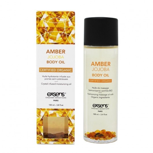 Органическое массажное масло AMBER JOJOBA - 100 мл. - Exsens - купить с доставкой в Пушкино